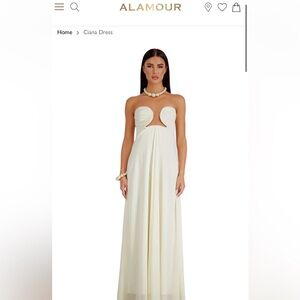 Alamour the Label Ciana Bachelorette Maxi Dress (perfect for bridal era!)